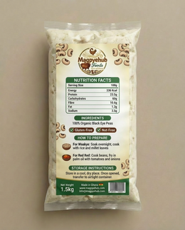 Magpyehub Organic Black Eye Beans— 1.5kg